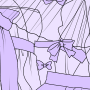 purple bows and lace