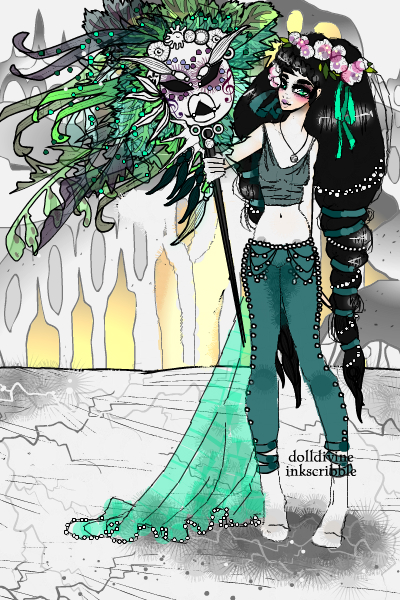 Aii and her mask ~ by Pearlsdiner