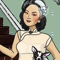 Vintage Chinese woman