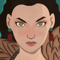 Aloy from Horizon with black hair