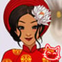Vietnamese Áo Dài dress up