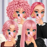 Close-up of a pastel aesthetic makeup girl with soft shimmer eyeshadow, glossy lips, and floral crown