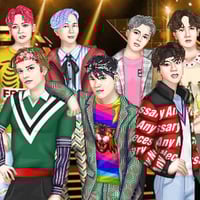 K-Pop BTS dress up game
