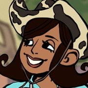 1960s Cowgirl in a Western Movie