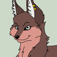 Funky wolf character