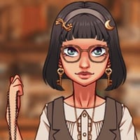 Hogwarts student with short black hair