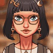 Hogwarts student with short black hair