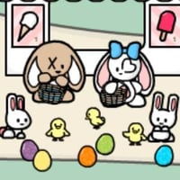 Minx the bunny and friends at the park