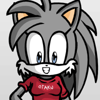 Cute grey girl furry