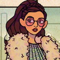 Brunette in the late 60s