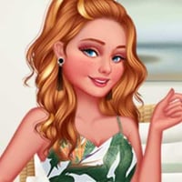 Princess Anna in tropical prints