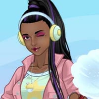 Pastel girl in Loish style