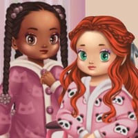 Cute PJ party in progress