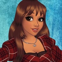 British singer, Pink Pantheress, in plaid