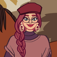 Cute fashion look girl