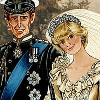 Princess Diana in wedding dress