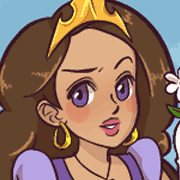 Brown haired Super Mario Princess