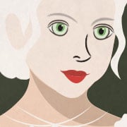 Pretty lady in rococo aesthetic