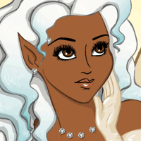 Snow Fairy dress up game