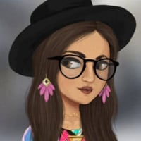 Beautiful Middle Eastern hipster