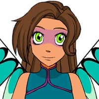 Pretty witch guardian girl from W.I.T.C.H.