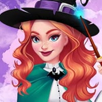 Cute redhead witch girl