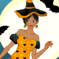 Create your own doll ready for a Halloween party, craft a unique spooky outfit and have fun
