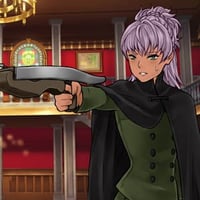 Handsome beautiful vampire or werewolf manga creator scene creator in the Victorian era