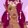 Beautiful fantasy fairy dress up game