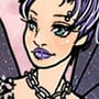 Purple haired goth fairy