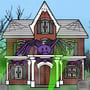 Spooky Victorian haunted house