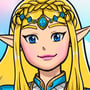 Beautiful elven princess inspired by Zelda