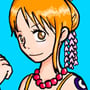 Nami, the Cat Burglar pirate from the anime One Piece!