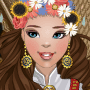 World Fashion dress up game