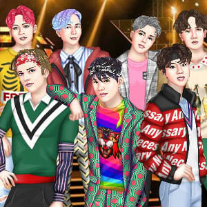 Juego de vestir K-Pop BTS