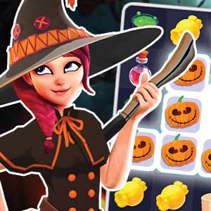 Anime witch and match 3