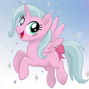 Cute pink My Little Pony