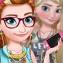 Hipster Anna & Elsa