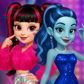 Draculara and Ghoulia Yelps ready for New Year's Eve