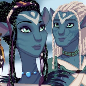James Cameron's Avatar Na'vi Couple