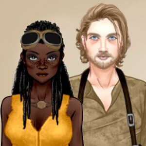 michonne y rick