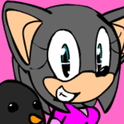 Female sonic the hedgehog character smiling
