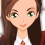 Cute female Hogwarts student
