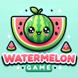 Cute anime watermelon cartoon