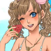 Beautiful Rinmaru anime summer vacations manga anime dress up game