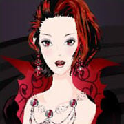 Dress up the bride of Dracula for a dark night in the royal castle