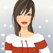 Create your own female doll with all kinds of Christmas fashion and accessories!