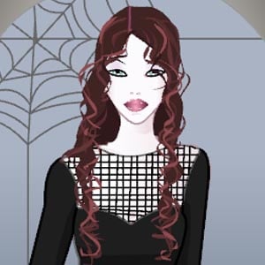 Create your own gothic female OC with cool dark fashion