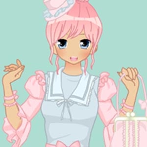 Lolita original character and choose gorgeous hair and dresses