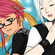 Fun manga creator where you customize your own rockstar couple